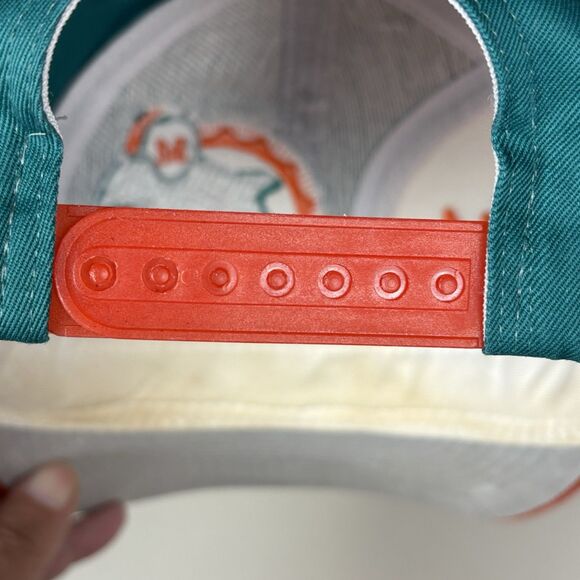 Vintage Miami Dolphins SnapBack Hat Cap Mens NFL Pro Line Football Logo 7 Script - Picture 13 of 13